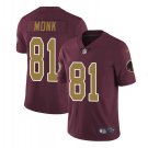 Men's Art Monk #81 Washington Redskins Color Rush Limited Player Jersey Burgundy