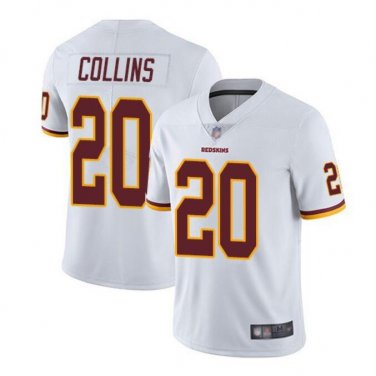 Men's Landon Collins #20 Washington Redskins Limited Player Jersey White