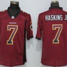 Men's Dwayne Haskins Jr #7 Washington Redskins Limited Player Jersey Burgundy Drift Fashion
