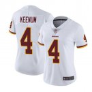 Women's Case Keenum #4 Washington Redskins Limited Player Jersey White