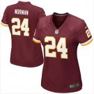 Women's Josh Norman #24 Washington Redskins Game Player Jersey Burgundy
