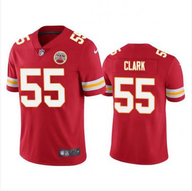 Men's Frank Clark #55 Kansas City Chiefs Limited Player Jersey Red