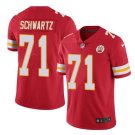 Men's Mitchell Schwartz #71 Kansas City Chiefs Limited Player Jersey Red