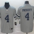 Men's Dak Prescott #4 Dallas Cowboys Inverted Legend Player Jersey Gray