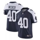 Men's Mike Weber #40 Dallas Cowboys Vapor Limited Player Jersey Navy