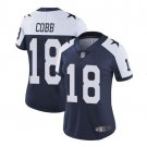 Women's Randall Cobb #18 Dallas Cowboys Vapor Limited Player Jersey Navy