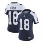 Women's Randall Cobb #18 Dallas Cowboys Vapor Limited Player Jersey Navy