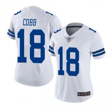 Women's Randall Cobb #18 Dallas Cowboys Limited Player Jersey White