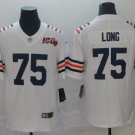 Men's Kyle Long #75 Chicago Bears 100th Alternate Limited Player Jersey Navy