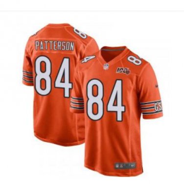 Men's Cordarrelle Patterson #84 Chicago Bears 100th Alternate Game Player Jersey Orange