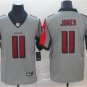 Men's Julio Jones #11 Atlanta Falcons Inverted Legend Limited Player Jersey Gray