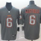 Men's Baker Mayfield #6 Cleveland Browns Static Limited Player Jersey Gray