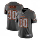 Men's Phillip Lindsay #30 Denver Broncos Static Limited Player Jersey Gray