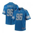 Men's Mike Daniels #96 Detroit Lions Pro Line Game Player Jersey Blue