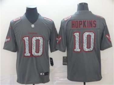 Men's DeAndre Hopkins #10 Houston Texans Static Limited Player Jersey Gray