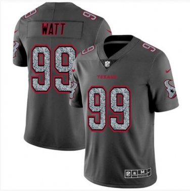Men's J.J. Watt #99 Houston Texans Static Limited Player Jersey Gray