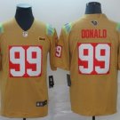 Men's Aaron Donald #99 Los Angeles Rams City Edition Limited Player Jersey Gold