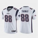 Men's Demaryius Thomas #88 New England Patriots Limited Player Jersey White