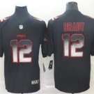 Men's Tom Brady #12 New England Patriots 2019 Limited Player Jersey Black Smoke Fashion