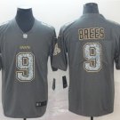 Men's Drew Brees #9 New Orleans Saints Static Limited Player Jersey Gray