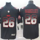 Men's Saquon Barkley #26 New York Giants 2019 Limited Player Jersey Black Smoke Fashion