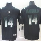 Men's Sam Darnold #14 New York Jets 2019 Limited Player Jersey Black Smoke Fashion