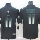 Men's Carson Wentz #11 Philadelphia Eagles 2019 Limited Player Jersey Black Smoke Fashion