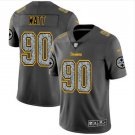 Men's T.J. Watt #90 Pittsburgh Steelers Static Limited Player Jersey Gray