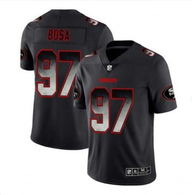 Men's Nick Bosa #97 San Francisco 49ers Limited Player Jersey Black Arch Smoke