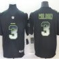 Men's Russell Wilson #3 Seattle Seahawks Limited Player Jersey Black Arch Smoke