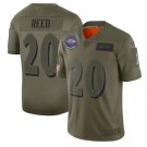 Men's Ed Reed  #20 Baltimore Ravens 2019 Salute to Service Limited Player Jersey Camo
