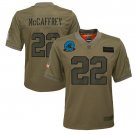 Youth Christian McCaffrey #22 Carolina Panthers 2019 Salute to Service Limited Player Jersey Camo