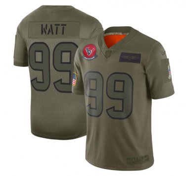 Men's J.J. Watt #99 Houston Texans 2019 Salute to Service Limited Player Jersey Camo