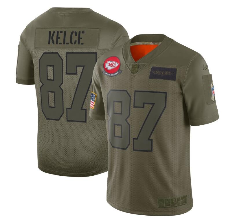 Nike Kansas City Chiefs Travis Kelce #87 American Football On Field Je