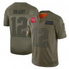 Men's Tom Brady #12 New England Patriots 2019 Salute to Service Limited Player Jersey Camo