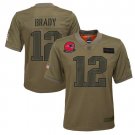 Youth Tom Brady #12 New England Patriots 2019 Salute to Service Limited Player Jersey Camo