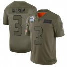 Men's Russell Wilson #3 Seattle Seahawks 2019 Salute to Service Limited Player Jersey Camo