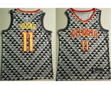 Men's Trae Young #11 Atlanta Hawks Jersey Icon Edition Gray