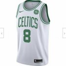 Men's Kemba Walker #8 Boston Celtics 2019/20 Swingman Jersey White Association Edition