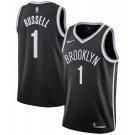Men's D'Angelo Russell #1 Brooklyn Nets Swingman Jersey Icon Edition Black