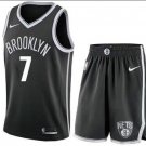 Men's Kevin Durant #7 Brooklyn Nets 2019/20 Swingman Jersey + Shorts Icon Edition Black