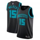 Men's Kemba Walker #15 Charlotte Hornets Swingman Jersey City Edition Black