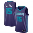 Men's Kemba Walker #15 Charlotte Hornets Swingman Jersey Purple