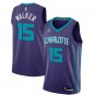 Men's Kemba Walker #15 Charlotte Hornets Swingman Jersey Purple