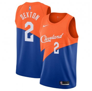 Men's Collin Sexton #2 Cleveland Cavaliers Swingman Jersey City Edition Blue