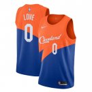 Men's Kevin Love #0 Cleveland Cavaliers Swingman Jersey City Edition Blue