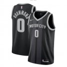 Men's Andre Drummond #0 Detroit Pistons Swingman Jersey City Edition Black
