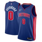 Men's Andre Drummond #0 Detroit Pistons Swingman Jersey Icon Edition Blue