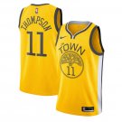 Men's Klay Thompson #11 Golden State Warriors Swingman Jersey Earned Edition Yellow