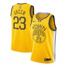 Men's Draymond Green #23 Golden State Warriors Swingman Jersey Earned Edition Yellow
